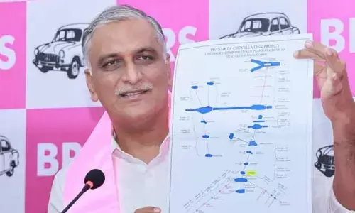 ఎల్లంపల్లి నుంచి హైదరాబాద్‌కు నీళ్లు గాలిలో తెస్తావా.. మాజీ మంత్రి హరీశ్ రావు