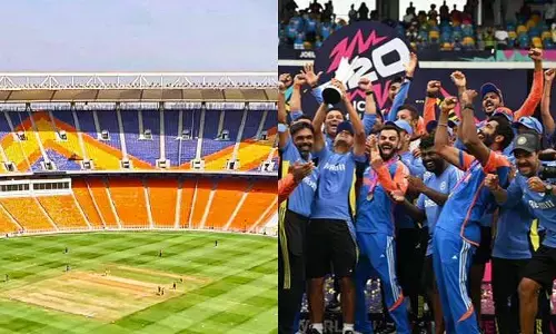 2026 టీ20 వ‌ర‌ల్డ్ క‌ప్ షెడ్యూల్ వ‌చ్చేసింది...మోడీ స్టేడియంలోనే ఫైన‌ల్ !