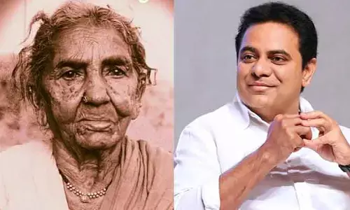 మహిళా ధీరత్వానికి ప్రతీక చాకలి ఐలమ్మ.. వర్ధంతి వేళ కేటీఆర్ ట్వీట్