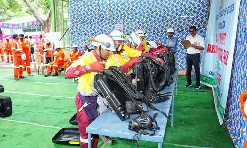 ప్రారంభమైన సింగరేణి మైన్స్ రెస్క్యూ పోటీలు