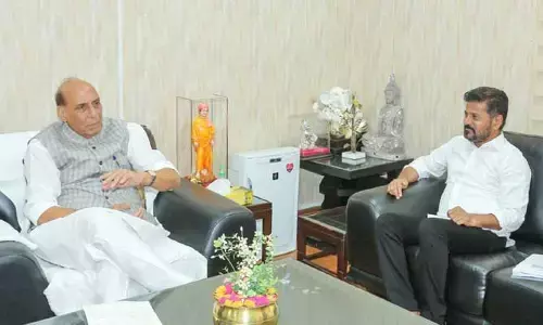 గాంధీ స‌రోవ‌ర్‌కు ర‌క్షణ భూములు బ‌ద‌లాయించండి.. రాజ్‌నాథ్‌సింగ్‌కు CM రేవంత్‌ విజ్ఞప్తి