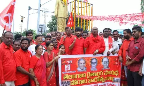 తెలంగాణలో కమ్యూనిస్టులది త్యాగాల చరిత్ర