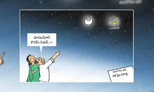 Disha Cartoon: చూడటమే కానీ మనం కొనలేం డియర్