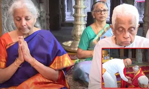 శ్రీవారి సేవలో కేంద్రమంత్రి నిర్మలా సీతారామన్