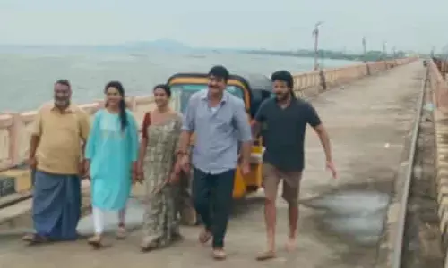 ఎల్ఎండీ గేట్ల వద్ద షూటింగ్ సందడి