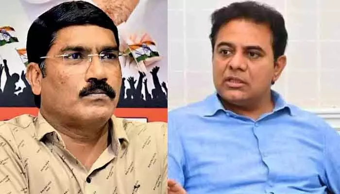 మీరు చేస్తే సంసారం.. మేం చేస్తే వ్యభిచారమా: KTRపై సంపత్ కుమార్ ఫైర్ మీరు చేస్తే సంసారం.. మేం చేస్తే వ్యభిచారమా: KTRపై సంపత్ కుమార్ ఫైర్