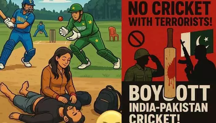 IND VS PAK: సోషల్ మీడియా ట్రెండింగ్లో బాయ్కాట్ ఆసియా కప్..మ్యాచ్ ఆడొద్దంటూ లక్షల్లో పోస్టులు IND VS PAK: సోషల్ మీడియా ట్రెండింగ్లో బాయ్కాట్ ఆసియా కప్..మ్యాచ్ ఆడొద్దంటూ లక్షల్లో పోస్టులు