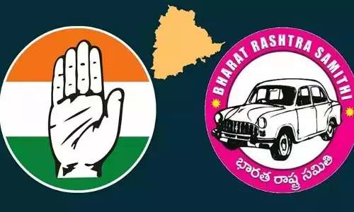 కాంగ్రెస్ vs బీఆర్ఎస్ పోరు.. అసెంబ్లీ మీడియా పాయింట్ వద్ద ఆరోపణల జోరు!