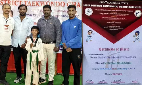 8 ఏళ్లకే తైక్వాండోలో చెలరేగిన చిచ్చరపిడుగు..