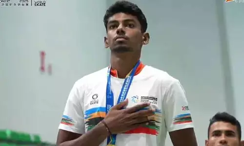 స్పీడ్ స్కేటింగ్ వరల్డ్ ఛాంపియన్ షిప్‌లో భారత్‌కు గోల్డ్ మేడల్