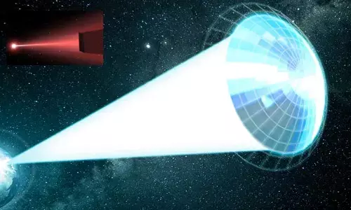 Space technology : కాంతి వేగంతో అంతరిక్షంలోకి దూసుకెళ్లే సాంకేతికత.. గ్రహాలు, నక్షత్రాల డేటా సేకరణలో కీ రోల్ !