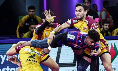 PKL 2025 : తెలుగు టైటాన్స్ ఖాతాలో హ్యాట్రిక్ పరాజయం