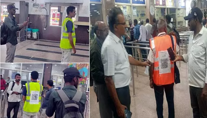 గుడ్న్యూస్.. దసరా వేళ రద్దీకి చెక్.. వీపుపై స్కాన్ చేసి ట్రైన్ టికెట్ బుకింగ్.. రైల్వే వినూత్న ప్రయత్నం గుడ్న్యూస్.. దసరా వేళ రద్దీకి చెక్.. వీపుపై స్కాన్ చేసి ట్రైన్ టికెట్ బుకింగ్.. రైల్వే వినూత్న ప్రయత్నం