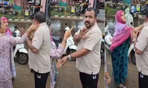 Viral: మహిళ ఫోన్ కు అశ్లీల వీడియోలు.. పబ్లిక్ లో బస్సు డ్రైవర్ కు దేహశుద్ధి  (వీడియో)