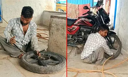 Willpower : సంకల్పం ముందు ఓడిన వైకల్యం.. కుటుంబానికి ఆసరగా మారిన యువకుడు