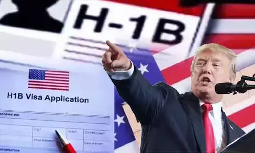 H1B వీసా దరఖాస్తుదారులకు షాకిచ్చిన ట్రంప్.. రుసుము లక్ష డాలర్లకు పెంపు