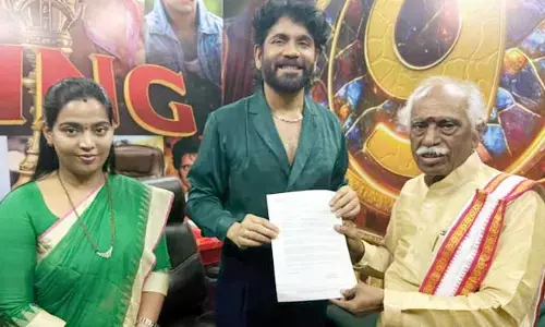 నటుడు నాగార్జునను కలిసిన బండారు దత్తాత్రేయ