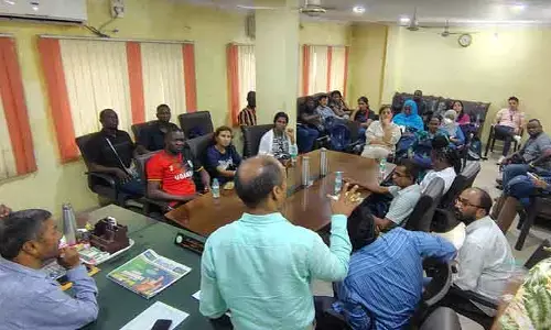 బోయిన్ పల్లి మార్కెట్ యార్డును సందర్శించిన విదేశీ ప్రతినిధులు