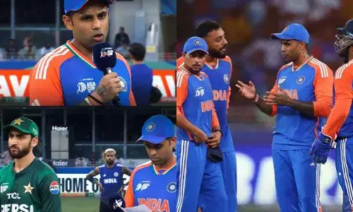 టాస్ గెలిచిన టీమిండియా..మళ్ళీ షేక్ హ్యాండ్ ఇవ్వని సూర్య