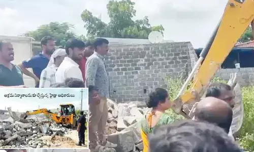 హాట్ టాపిక్‌గా గాజులరామారం ల్యాండ్స్ ఇష్యూ.. సర్వే నెం.307లో‌ యథేచ్ఛగా దందా