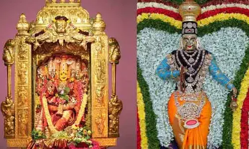 గాయత్రిదేవిగా కనకదుర్గమ్మ.. బ్రహ్మచారిణిగా భ్రమరాంబికా దేవి