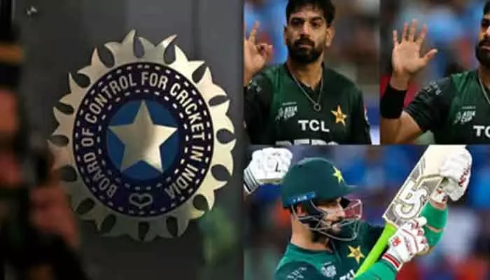 పాకిస్తాన్ షాక్ ఇచ్చిన బీసీసీఐ.. ఆ ఇద్దరు ప్లేయర్లపై ఐసీసీకి ఫిర్యాదు పాకిస్తాన్ షాక్ ఇచ్చిన బీసీసీఐ.. ఆ ఇద్దరు ప్లేయర్లపై ఐసీసీకి ఫిర్యాదు
