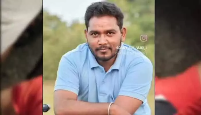 రోడ్డు ప్రమాదంలో యువకుడు మృతి రోడ్డు ప్రమాదంలో యువకుడు మృతి