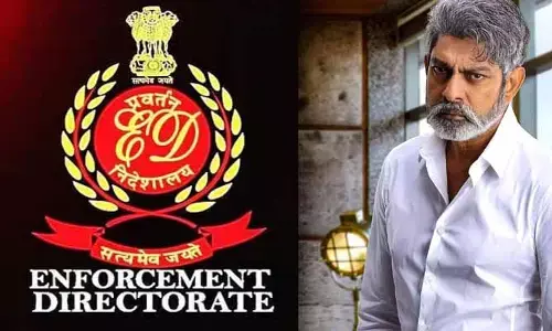 సాహితీ ఇన్ ఫ్రా స్కామ్ కేసు.. ఈడీ విచారణకు హాజరైన జగపతిబాబు