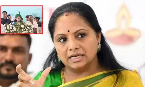 kavitha: కవిత ఎపిసోడ్‍లో కీలక పరిణామం.. హర్యానా ప్రాంతీయ పార్టీ వేదికపై కవిత ప్రత్యక్షం