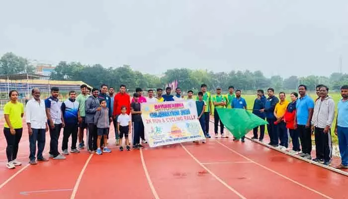 జేఎన్ఎస్ లో 2కే రన్, 5కే సైక్లింగ్ పోటీలు జేఎన్ఎస్ లో 2కే రన్, 5కే సైక్లింగ్ పోటీలు