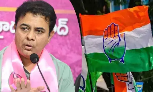Congress: బాకీ కార్డు పేరుతో లేకీ మాటలు.. కేటీఆర్ పై కాంగ్రెస్ ఫైర్