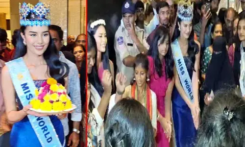 Miss World Opal: బతుకమ్మ ఆడిన మిస్ వరల్డ్ ఓపల్ సుచాత.. హైదరాబాద్‌లో సందడి
