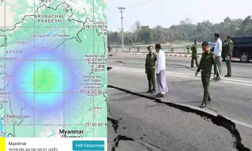 మయన్మార్‌లో భూకంపం.. భారత్‌లోనూ ప్రకంపనలు