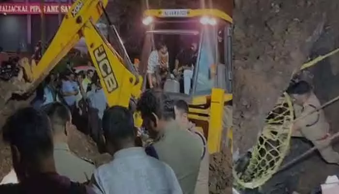 విషాదం.. ట్యాంక్ శుభ్రం చేస్తూ ముగ్గురు కార్మికులు మృతి విషాదం.. ట్యాంక్ శుభ్రం చేస్తూ ముగ్గురు కార్మికులు మృతి
