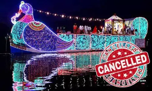 కృష్ణా నదికి పెరిగిన వరద ప్రవాహం.. దుర్గా‌ ఘాట్‌లో తెప్పోత్సవం రద్దు