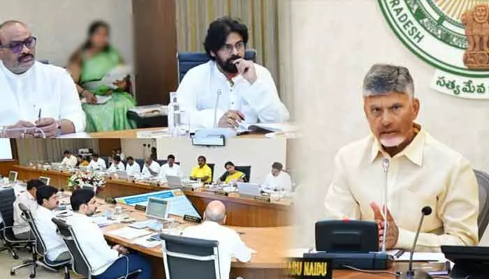 సీఎం అధ్యక్షతన కేబినెట్ భేటీ.. కీలక అంశాలపై చర్చ సీఎం అధ్యక్షతన కేబినెట్ భేటీ.. కీలక అంశాలపై చర్చ