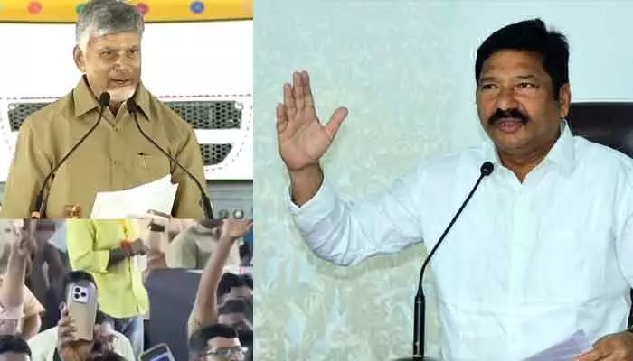 తులసి నీళ్లు పోసినట్టుంది.. ఆటోడ్రైవర్ల పథకంపై జోగి రమేష్ విమర్శలు తులసి నీళ్లు పోసినట్టుంది.. ఆటోడ్రైవర్ల పథకంపై జోగి రమేష్ విమర్శలు