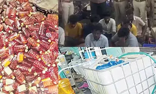 నకిలీ మద్యం తయారీ.. 10 మంది అరెస్ట్