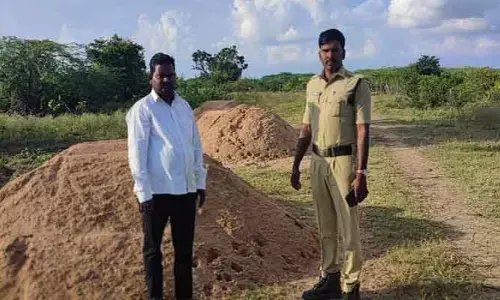 దిశ ఎఫెక్ట్.. ఇసుక డంపింగ్ సీజ్