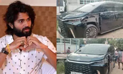 విజయ్ దేవరకొండ కారుకు యాక్సిడెంట్.. పోలీసులకు ఫిర్యాదు
