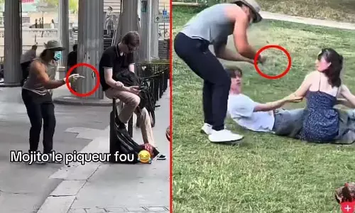 Viral video: కంటెంట్ కోసం ఇంత దారుణమా? ప్రజలను సూదితో గుచ్చిన ఫ్రెంచ్ ఇన్‌ఫ్లుయెన్సర్.. చివరికి ఏమైందంటే..?