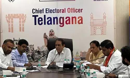 కొత్త సంస్కరణలతో ఎన్నికలు..! జూబ్లీహిల్స్‌ ఉప ఎన్నికపై రాజకీయ పార్టీలతో సీఈవో సుదర్శన్‌రెడ్డి భేటీ