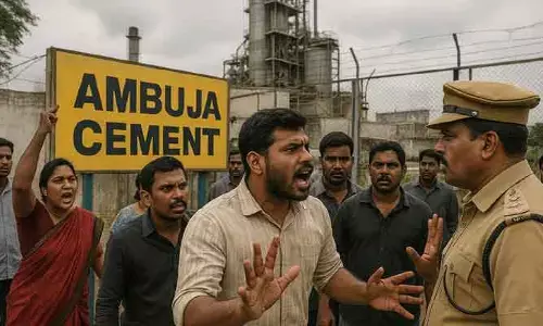 విశాఖ పెదగంట్యాడలో ఉద్రిక్త వాతావరణం