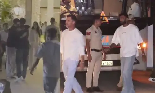 గంభీర్ ఇంట్లో పార్టీ..బ‌స్సులో ప్లేయ‌ర్లు గ్రాండ్ ఎంట్రీ