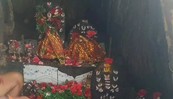 చెట్టు తొర్రలో వెంకటేశ్వరుడు..సౌకర్యాలు కల్పించడంలో ప్రభుత్వం విఫలం..! చెట్టు తొర్రలో వెంకటేశ్వరుడు..సౌకర్యాలు కల్పించడంలో ప్రభుత్వం విఫలం..!