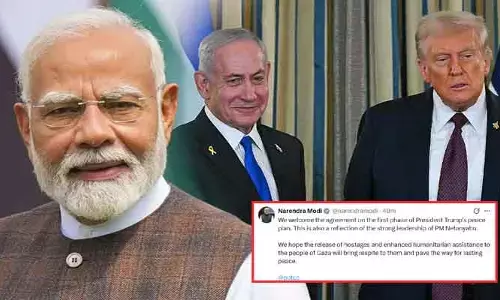 ఇజ్రాయెల్-హమాస్ శాంతి ఒప్పందం.. స్వాగతించిన ప్రధాని మోడీ