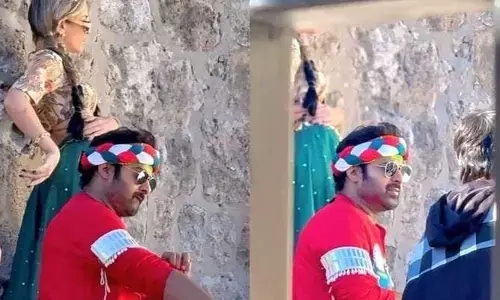 ది రాజా సాబ్ నుంచి సాంగ్ లీక్‌..ఊర మాస్ లుక్ లో ప్ర‌భాస్ ?