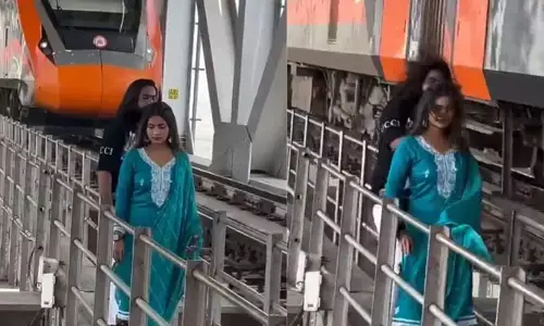 Viral: రీల్స్ పిచ్చి పీక్స్.. పాపులారిటీ కోసం రిస్క్.. ఏకంగా రైల్వే వంతెనపై జంట వీడియో వైరల్