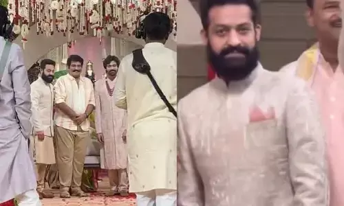 NTR:  బావమరిది పెళ్లిలో ఎన్టీఆర్ సంద‌డి...వీడియో వైర‌ల్‌