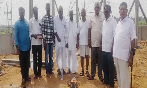 రెడ్డి సేవా సమితి భవన నిర్మాణానికి  భూమి పూజ